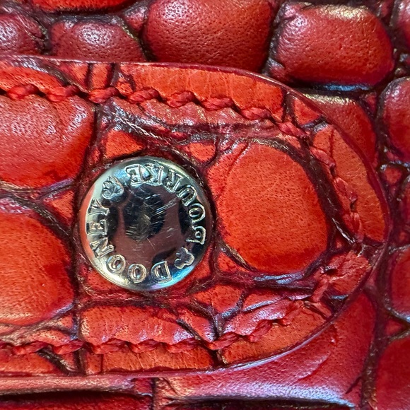 Dooney & Bourke Alto Leather Croc Embossed Satchel & wallet - Picture 17 of 17